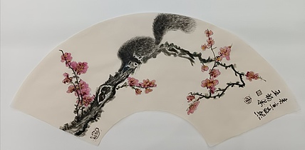 文化老兵 扇面