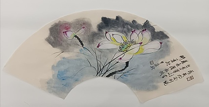 文化老兵 扇面