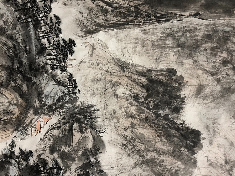 朱玉熙 江流天地外山色有无中