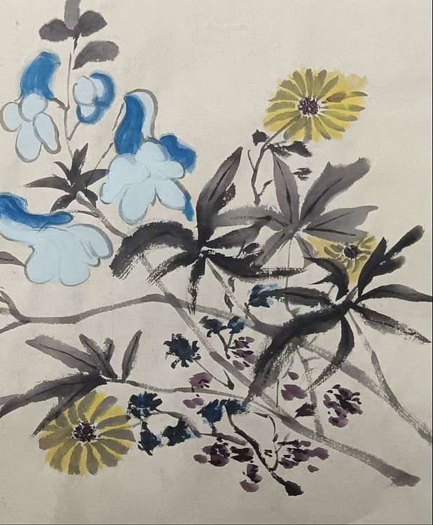 文化老兵 花鸟画
