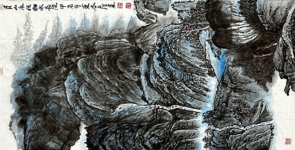 谷占琛 国画