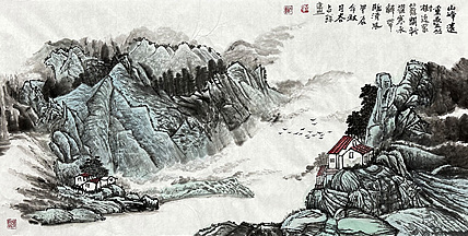谷占琛 国画