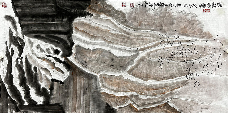谷占琛 国画