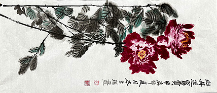 谷占琛 国画