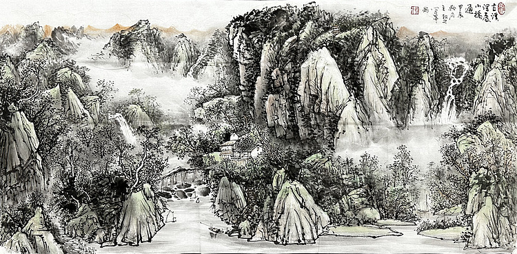 王朝才 国画