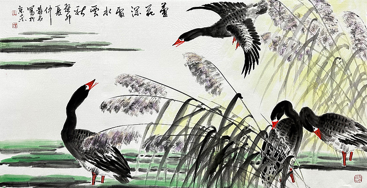 黄建国 国画