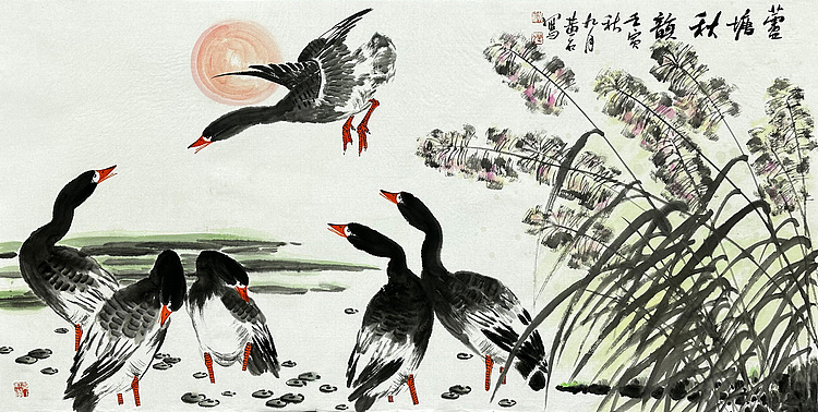 黄建国 国画