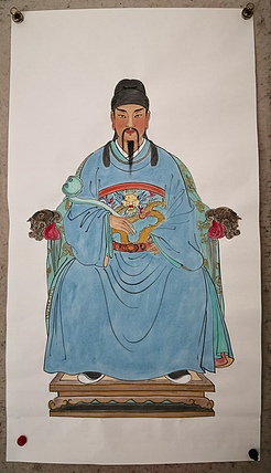 粟承志 文昌帝君神像