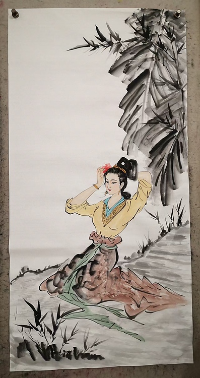粟承志 美女图