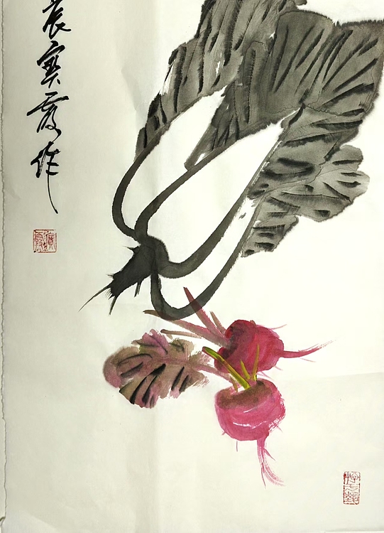 中国老年书画研究会会员 张宝霞 《聚财图》