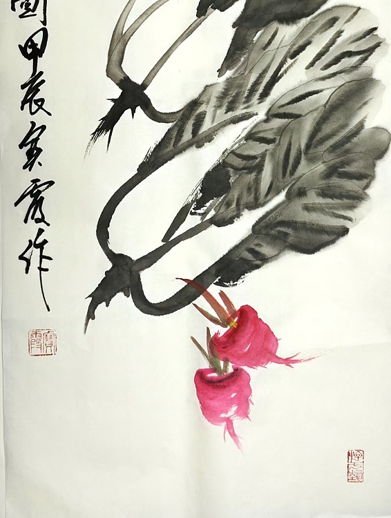 中国老年书画研究会会员 张宝霞 《清白传家图》
