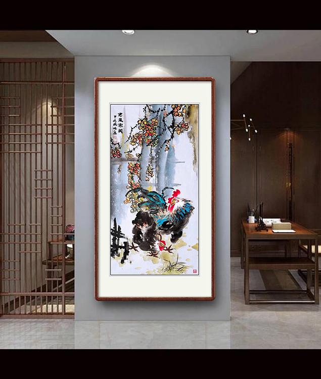 高晓林 （4956）国家一级，美术师江苏省美协会员《吉星高照》