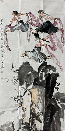 河南大学教授，河南省美协副主席，中美协会员，袁汝波 国画 喜讯