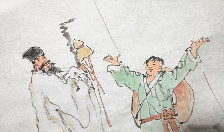 南山 中国美协会员周群《松风》
