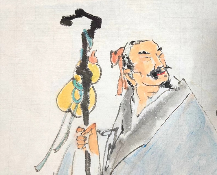 南山 中国美协会员周群《松风》