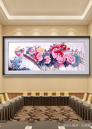 职业书画家 孟红 《锦上添花》或《国色迎富贵花香送吉祥》