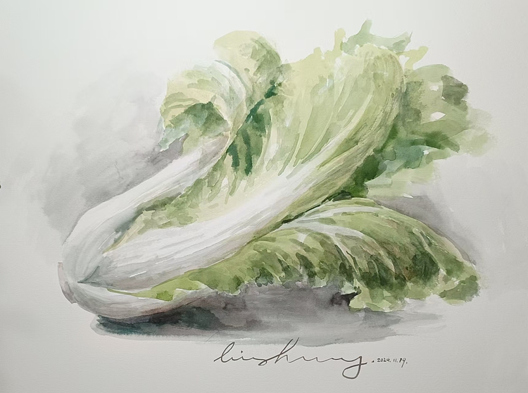 青年书画家 李双 《百财聚福》