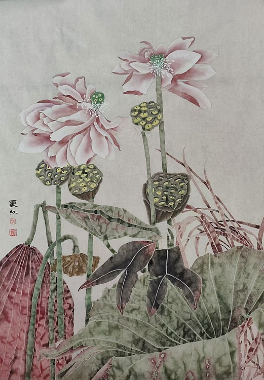 亓夏红 荷花