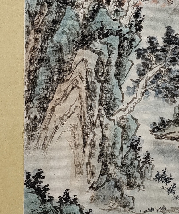 周植筠 山水