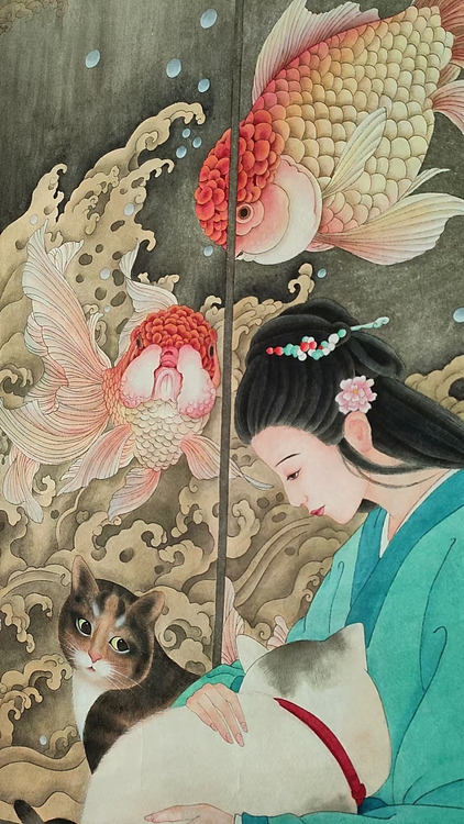 永遇乐 工笔人物