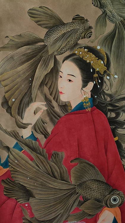 永遇乐 工笔 人物