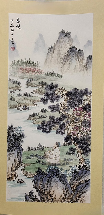 周植筠 春晓