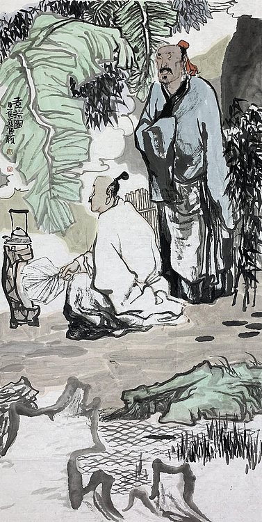 中国美协会员，伊川美协主席 &mdash;&mdash; 张横 （带合影）