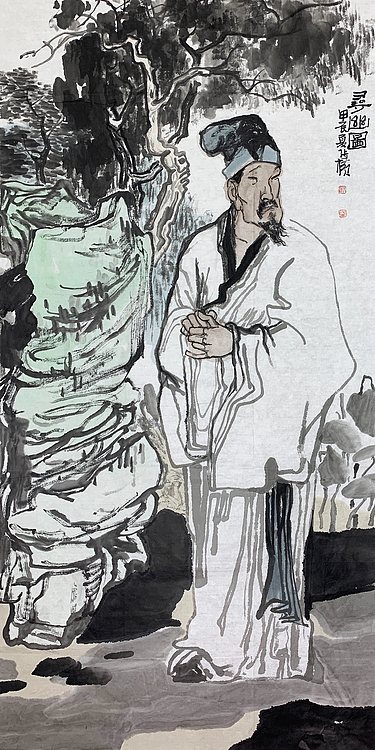 中国美协会员，伊川美协主席 &mdash;&mdash; 张横 （带合影）