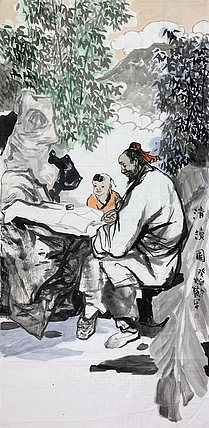 中国美协会员，伊川美协主席 &mdash;&mdash; 张横 （带合影）