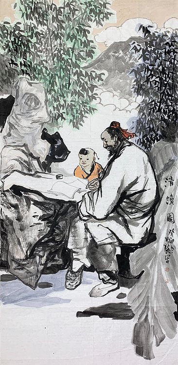 中国美协会员，伊川美协主席 &mdash;&mdash; 张横 （带合影）