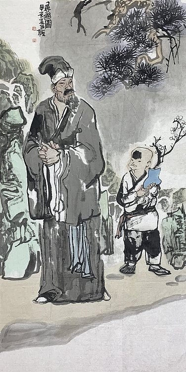 中国美协会员，伊川美协主席 &mdash;&mdash; 张横 （带合影）