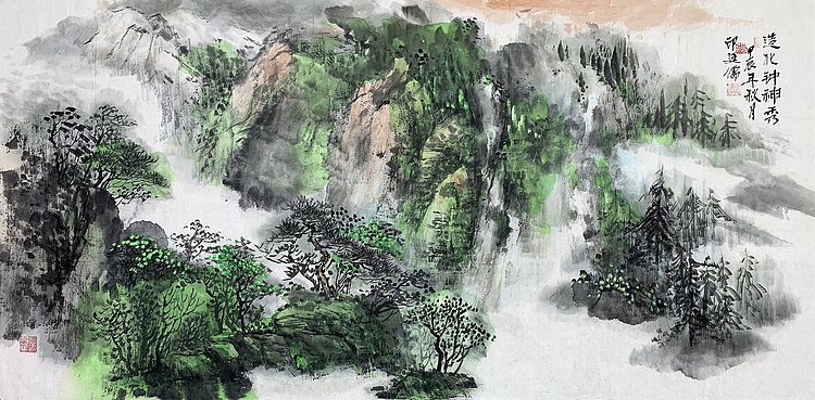 印廷儒 山水