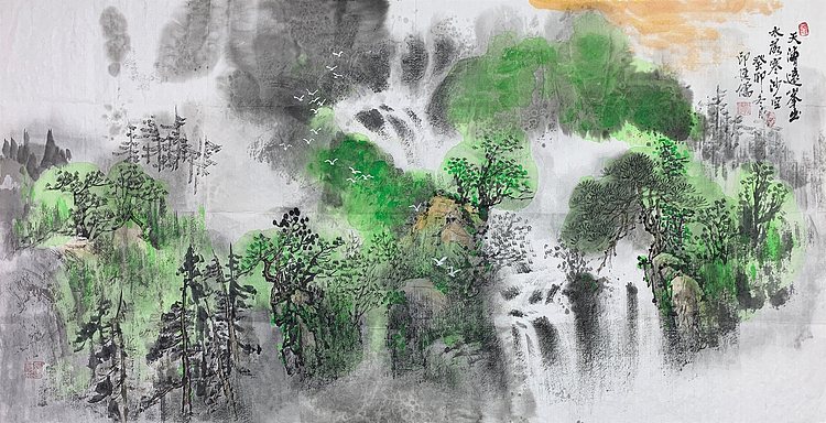 印廷儒 山水