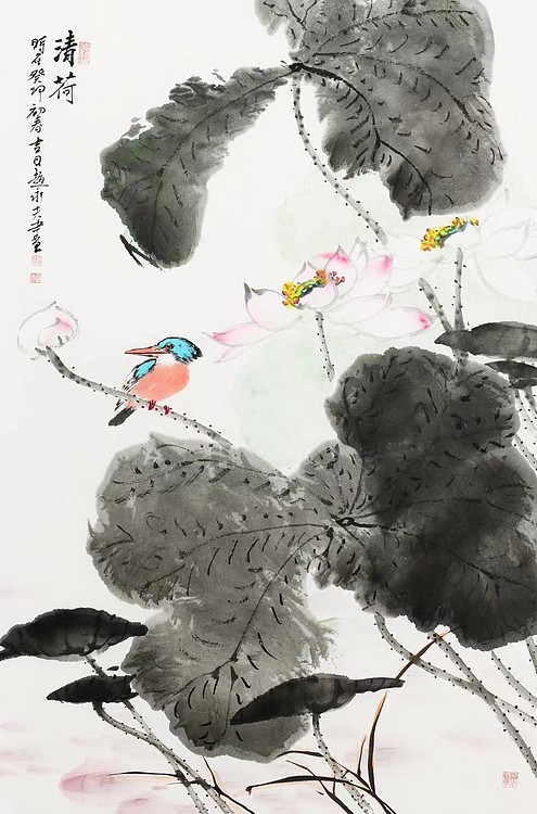 名家，中国美协会员   赵永夫 花鸟