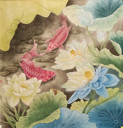 永遇乐 工笔花鸟
