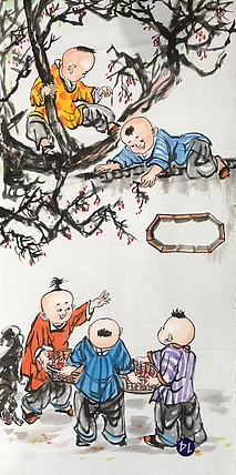 高兴 五福童子