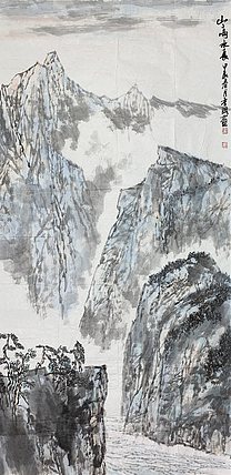 中国美术家协会会员 穆晋国 山水