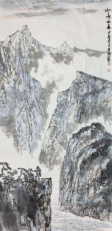 中国美术家协会会员 穆晋国 山水