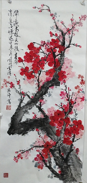 职业书画家 于恩沛 岁寒三友