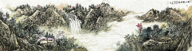 陆雪峰 山水