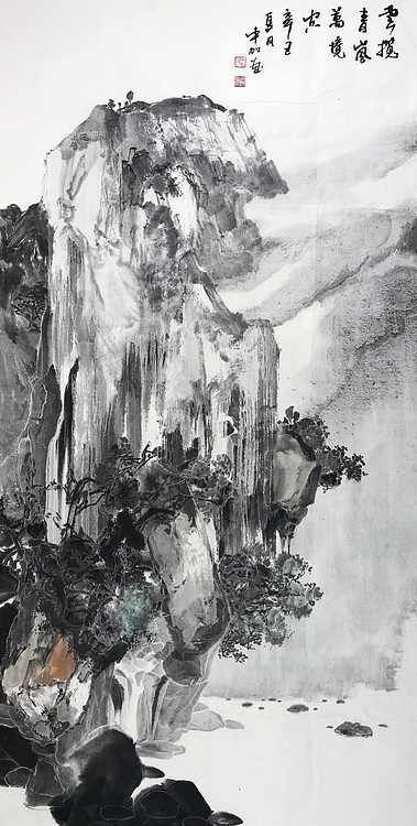 中国人民大学画院于志学工作室助导 加宏杰 山水