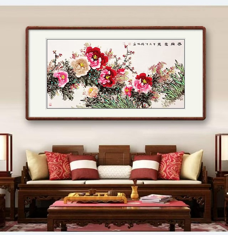 高晓林 （4983）国家一级美术师，江苏省美协会员《农开富贵》