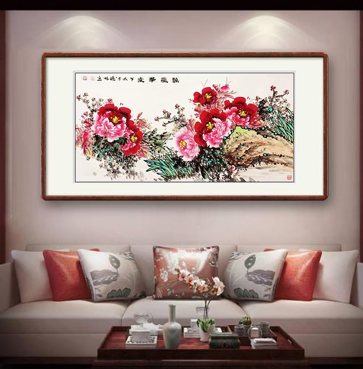 高晓林 （4985）国家一级美术师，江苏省美协会员《福蕴华堂》