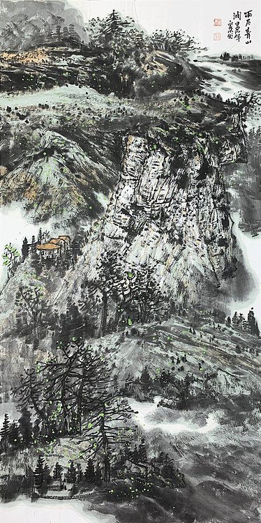 中国美术家协会会员 翟永庆 山水