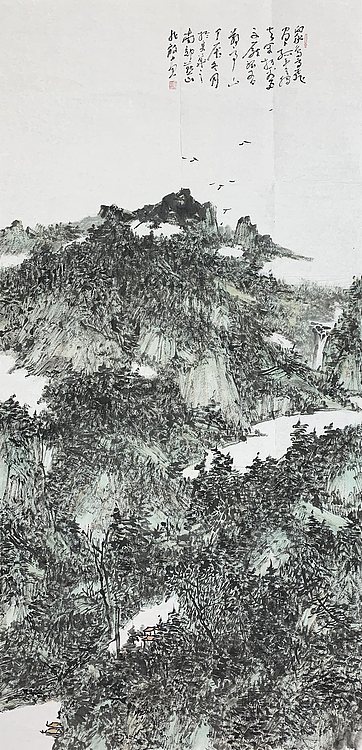 中国美术家协会会员 骆继明 山水