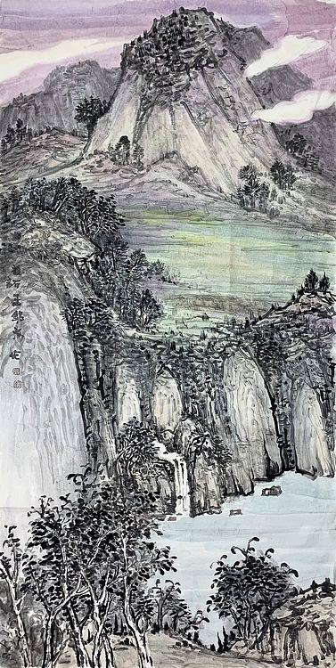 中国美术家协会会员 王铭海 山水