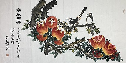 中国美术家协会会员 谷福海 花鸟