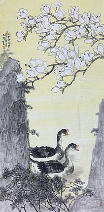 中国美术家协会会员 孔凌 花鸟
