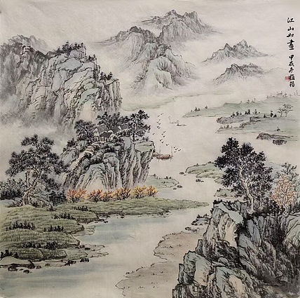 周植筠 江山如画