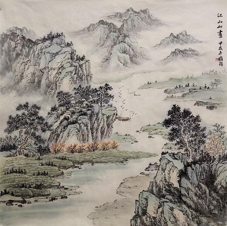 周植筠 江山如画